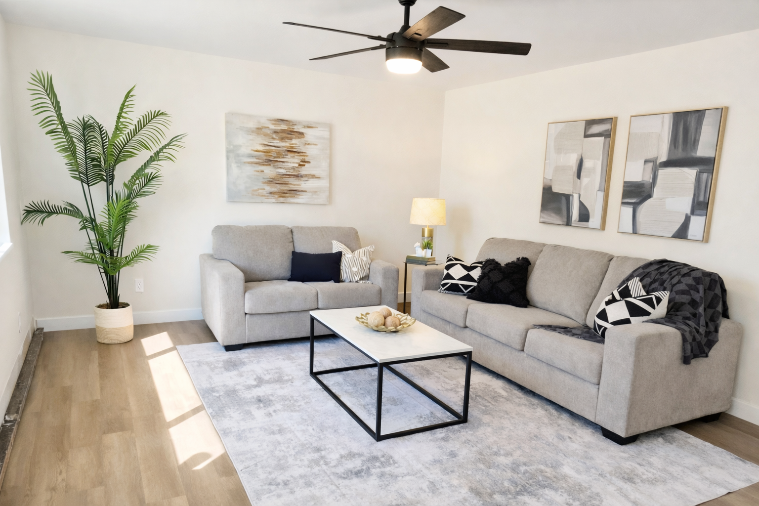Living Room — Basic Staging